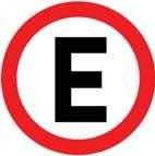 Placa R-6b, Estacionamento regulamentado